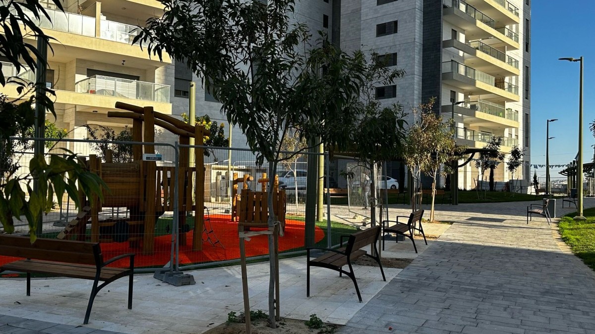 לרווחת התושבים: החברה הכלכלית בבאר שבע השלימה הקמת פארק בשכונת נאות הדרים